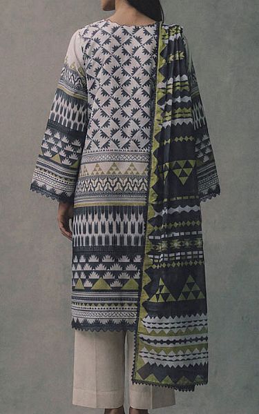 Bonanza Ivory/Black Lawn Suit | Pakistani Lawn Dress in USA- Image 2
