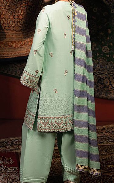Bonanza Mint Green Cambric Suit | Pakistani Lawn Dress in USA- Image 2