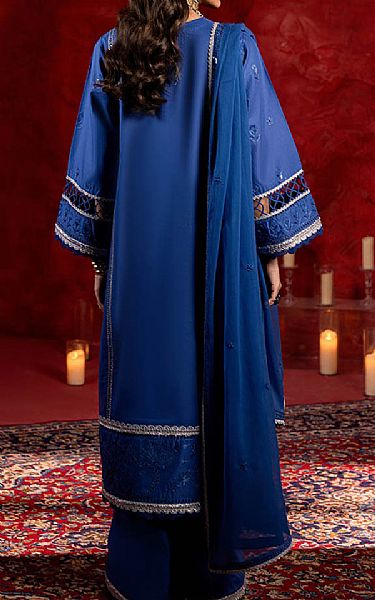 Bonanza Royal Blue Cambric Suit | Pakistani Lawn Dress in USA- Image 2