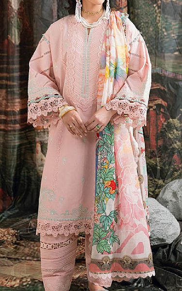 Bonanza Pink Cambric Suit | Pakistani Lawn Dress in USA- Image 1