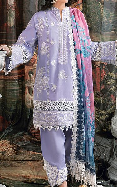 Bonanza Lavender Cambric Suit | Pakistani Lawn Dress in USA- Image 1
