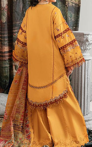 Bonanza Orange Cambric Suit | Pakistani Lawn Dress in USA- Image 2