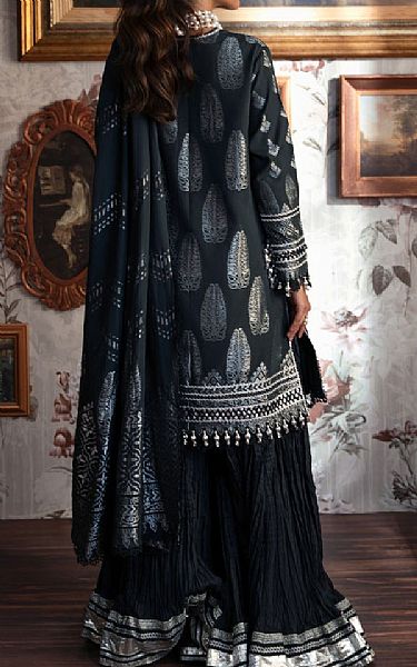 Bonanza Black Jacquard Suit | Pakistani Lawn Dress in USA- Image 2