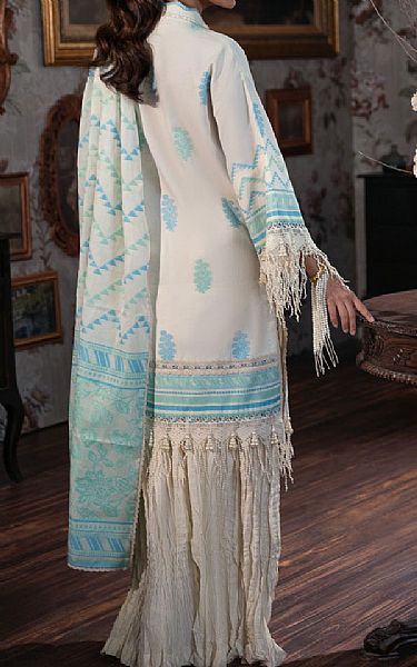 Bonanza Off White Jacquard Suit | Pakistani Lawn Dress in USA- Image 2