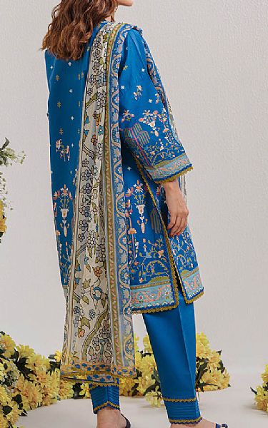 Bonanza Royal Blue Lawn Suit | Pakistani Lawn Dress in USA- Image 2