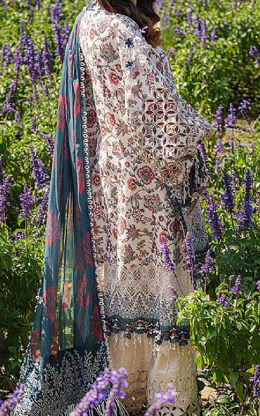 Bonanza Off White Lawn Suit | Pakistani Lawn Dress in USA- Image 2