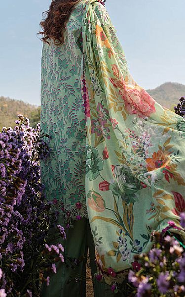 Bonanza Light Green Lawn Suit | Pakistani Lawn Dress in USA- Image 2