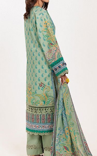 Bonanza Light Green Lawn Suit | Pakistani Lawn Dress in USA- Image 2