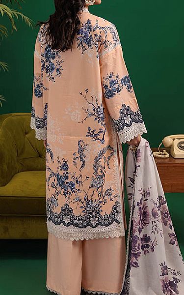 Bonanza Peach Lawn Suit | Pakistani Lawn Dress in USA- Image 2