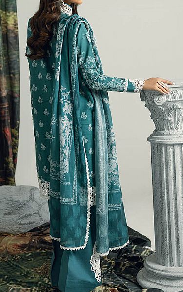 Bonanza Light Sea Green Lawn Suit | Pakistani Lawn Dress in USA- Image 2