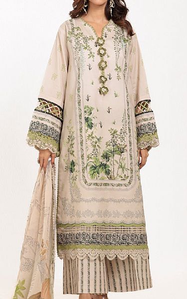 Bonanza Ivory Lawn Suit | Pakistani Lawn Dress in USA- Image 1