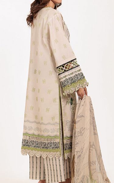Bonanza Ivory Lawn Suit | Pakistani Lawn Dress in USA- Image 2