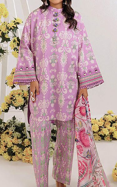 Bonanza Light Mauve Lawn Suit | Pakistani Lawn Dress in USA- Image 1