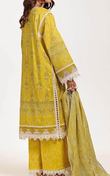 Bonanza Yellow Lawn Suit | Pakistani Lawn Dress in USA- Image 2
