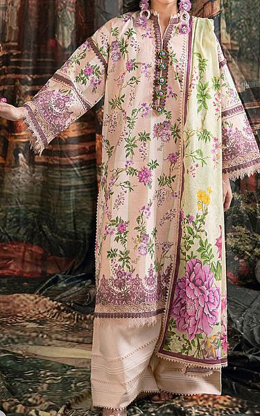 Bonanza Oyster Pink Lawn Suit | Pakistani Lawn Dress in USA- Image 1