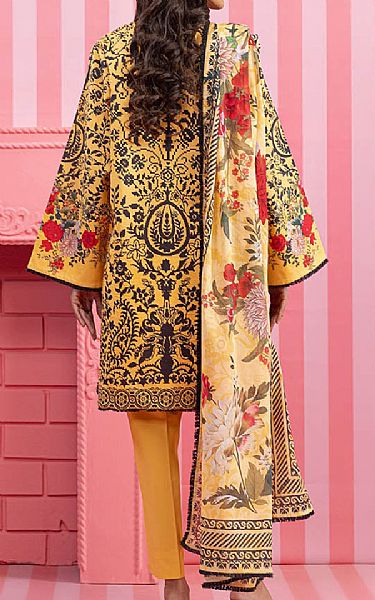 Bonanza Yellow Lawn Suit | Pakistani Lawn Dress in USA- Image 2