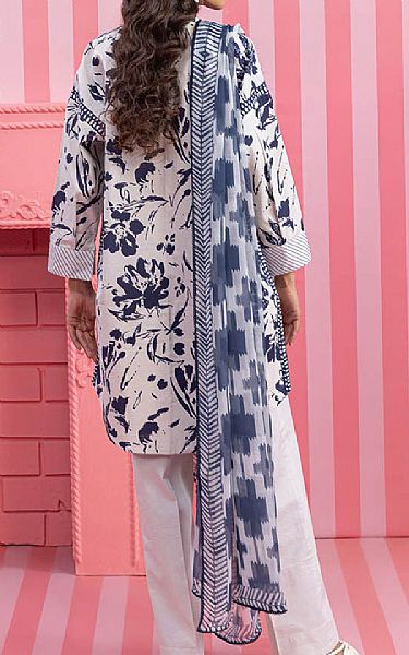 Bonanza Off White/Navy Lawn Suit | Pakistani Lawn Dress in USA- Image 2