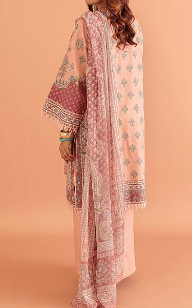 Bonanza Peach Lawn Suit | Pakistani Lawn Dress in USA- Image 2