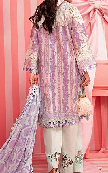 Bonanza Ivory/Lilac Lawn Suit | Pakistani Lawn Dress in USA- Image 2