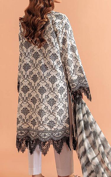 Bonanza Off White/Black Lawn Suit | Pakistani Lawn Dress in USA- Image 2