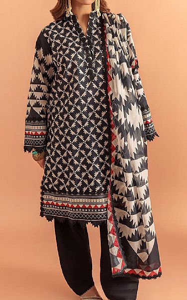Bonanza Black Lawn Suit | Pakistani Lawn Dress in USA- Image 1