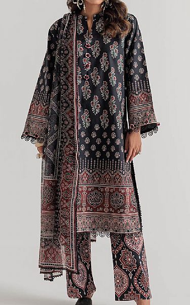 Bonanza Black Lawn Suit | Pakistani Lawn Dress in USA- Image 1