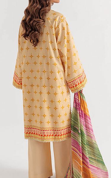 Bonanza Mustard/Ivory Lawn Suit | Pakistani Lawn Dress in USA- Image 2