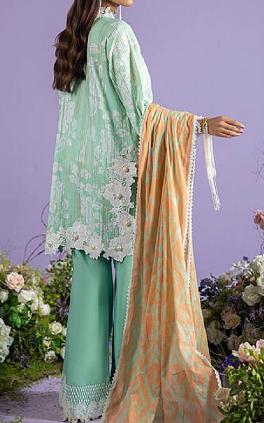 Bonanza Mint Green Lawn Suit | Pakistani Lawn Dress in USA- Image 2