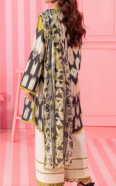 Bonanza Beige/Black Lawn Suit (2 pcs) | Pakistani Lawn Dress in USA- Image 2