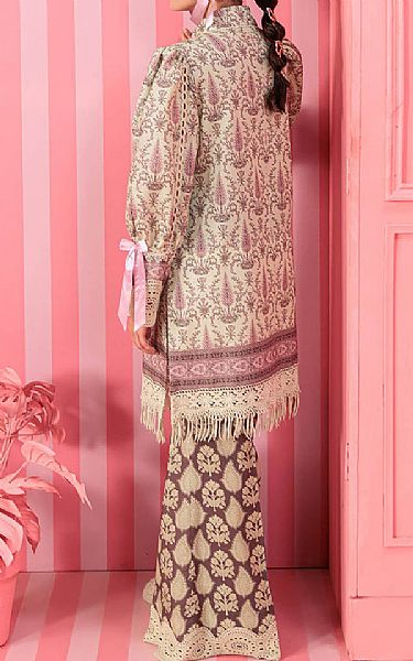 Bonanza Beige Lawn Suit (2 pcs) | Pakistani Lawn Dress in USA- Image 2