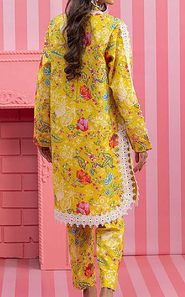 Bonanza Golden Yellow Lawn Suit (2 pcs) | Pakistani Lawn Dress in USA- Image 2