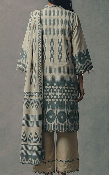 Bonanza Ivory Lawn Suit (2 Pcs) | Pakistani Lawn Dress in USA- Image 2