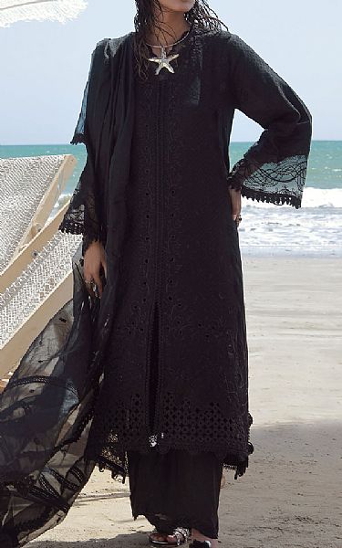 Buzzazi Black Lawn Suit | Pakistani Lawn Dress in USA- Image 1