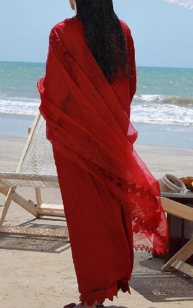 Buzzazi Scarlet Lawn Suit | Pakistani Lawn Dress in USA- Image 2