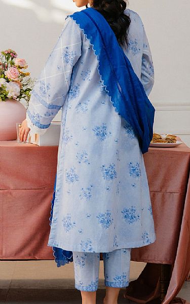 Buzzazi Pastel Blue Lawn Suit | Pakistani Lawn Dress in USA- Image 2