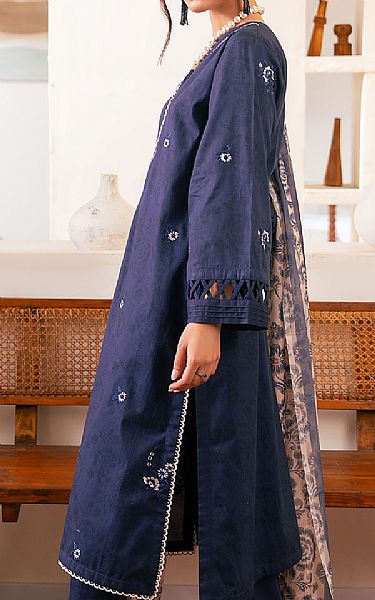 Buzzazi Blue Cotton Suit | Pakistani Winter Dresses in USA- Image 2