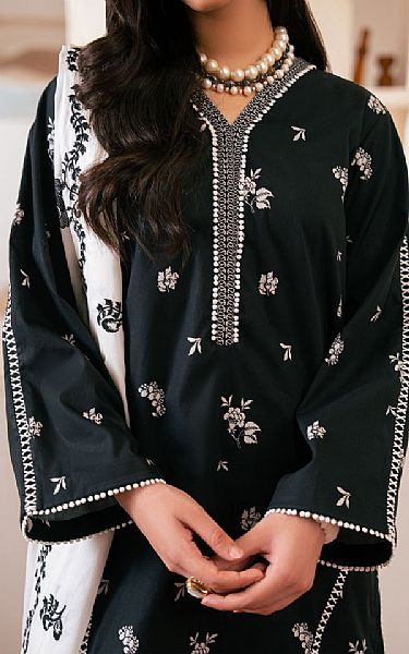 Buzzazi Charcoal Cotton Suit | Pakistani Winter Dresses in USA- Image 2