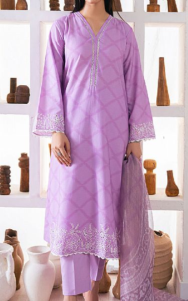 Buzzazi Lilac Cotton Suit | Pakistani Winter Dresses in USA- Image 1