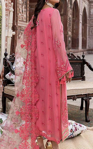 Brink Pink Chiffon Suit | Charizma Pakistani Chiffon Dresses