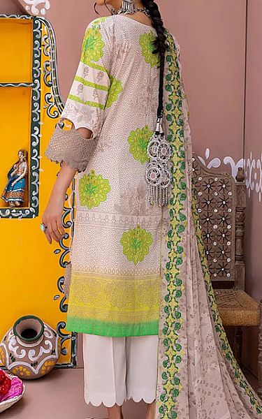 Charizma White Lawn Suit | Pakistani Dresses in USA- Image 2
