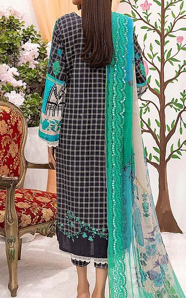 Charizma Charcoal Lawn Suit | Pakistani Dresses in USA- Image 2