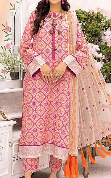 Baby Pink Lawn Suit | Charizma Pakistani Lawn Suits