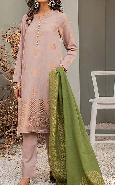 Cross Stitch Tea Pink Jacquard Suit | Pakistani Dresses in USA- Image 1