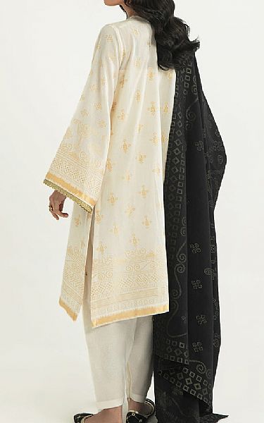 Cross Stitch Off-white Jacquard Suit | Pakistani Lawn Suits- Image 2