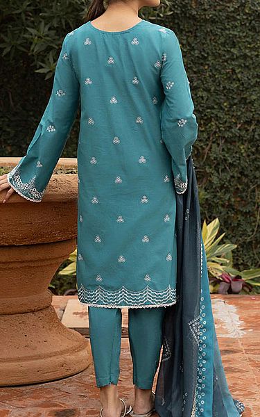 Teal Lawn Suit | Cross Stitch Pakistani Lawn Suits