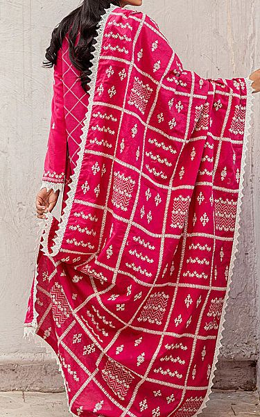 Cross Stitch Magenta Lawn Suit | Pakistani Dresses in USA- Image 2