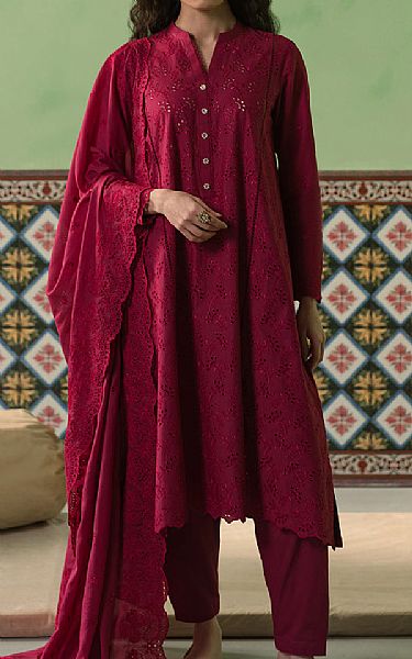 Cross Stitch Crimson Lawn Suit | Pakistani Lawn Suits- Image 1