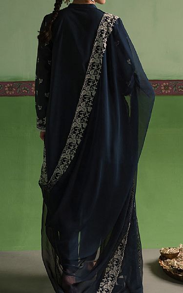 Cross Stitch Navy Blue Lawn Suit | Pakistani Lawn Suits- Image 2