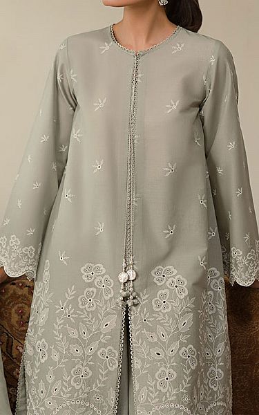 Cross Stitch Slate Grey Lawn Suit | Pakistani Lawn Dress in USA- Image 2