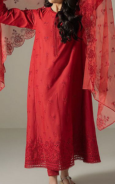 Cross Stitch Red Lawn Suit | Pakistani Lawn Dress in USA- Image 2